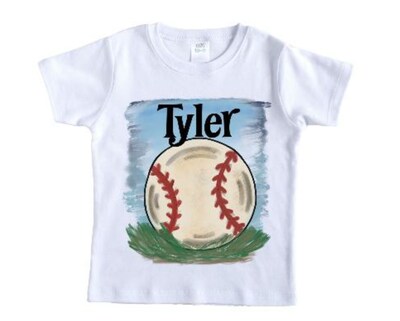 Baseball Personalized Shirt - Short Sleeves - Long Sleeves - image1